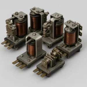 Telephone exchange relays for recycling and silver recovery in Oman